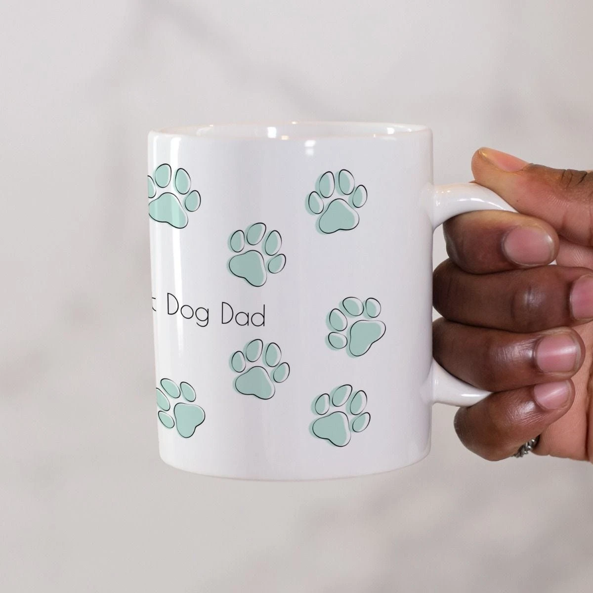 Dog Parent Paw Print Mug - Image 2