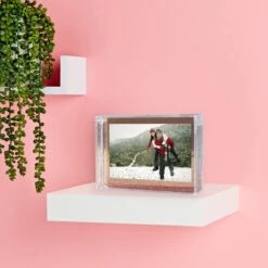 Rose Gold Glitter Photo Frame