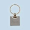 Square Engraved Metal Keyring (Name)