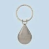 Teardrop Engraved Metal Keyring (Initials)