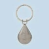Teardrop Engraved Metal Keyring (Name)