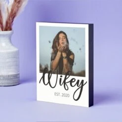 8" X 6" Wifey Photo Block