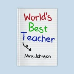 World's Best Teacher Notebook