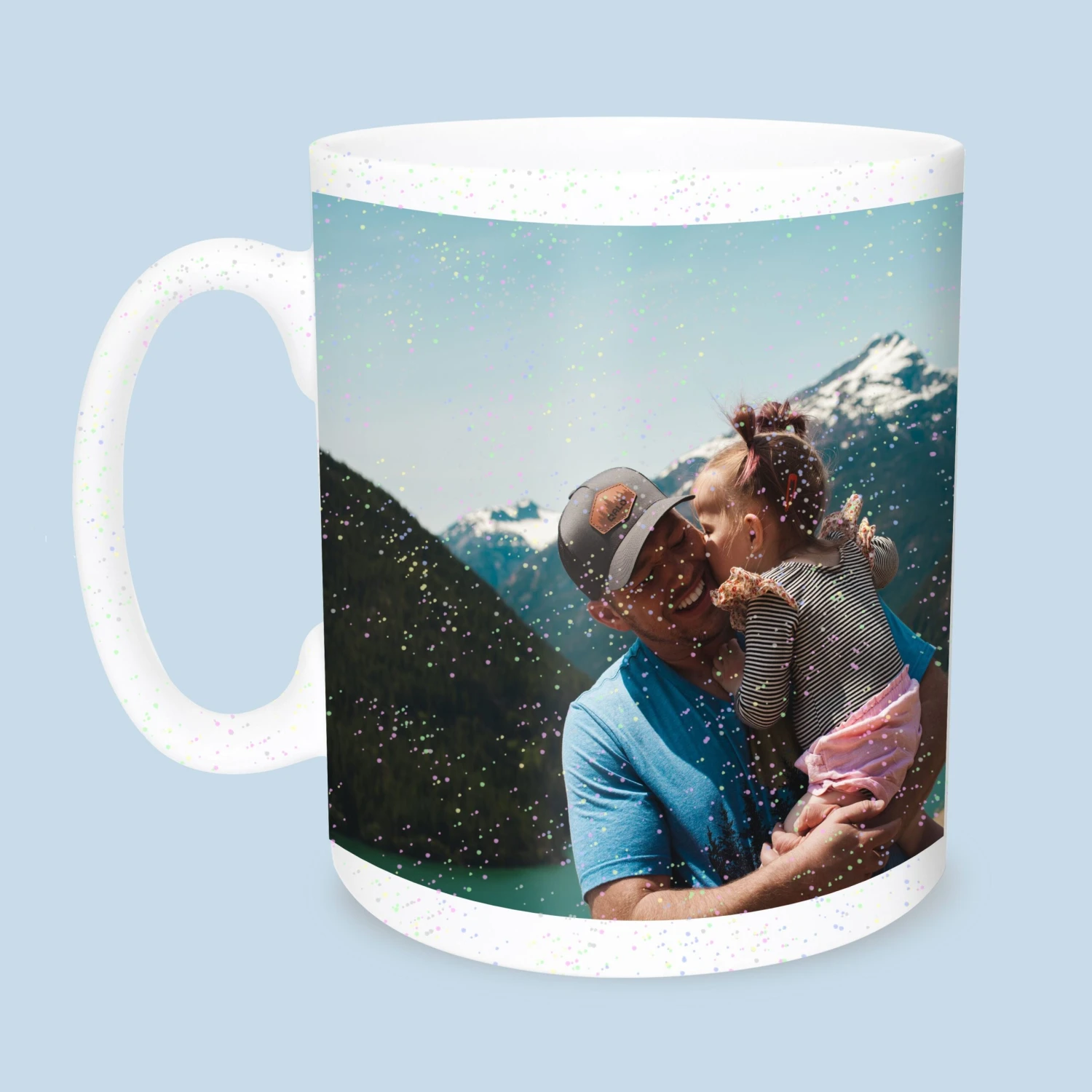 Single Image Wrap Glitter Mug